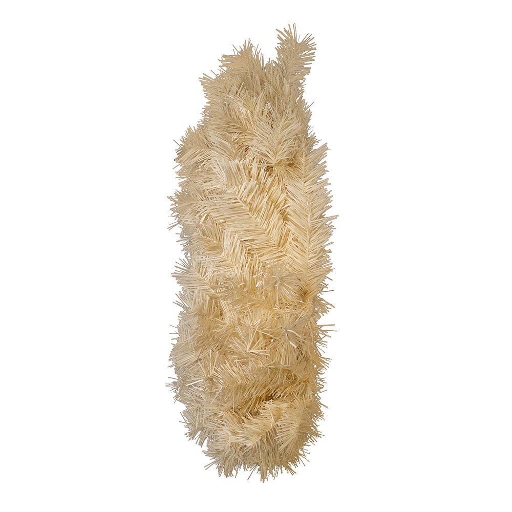 Kurt Adler 30-Inch Unlit Cream Wreath